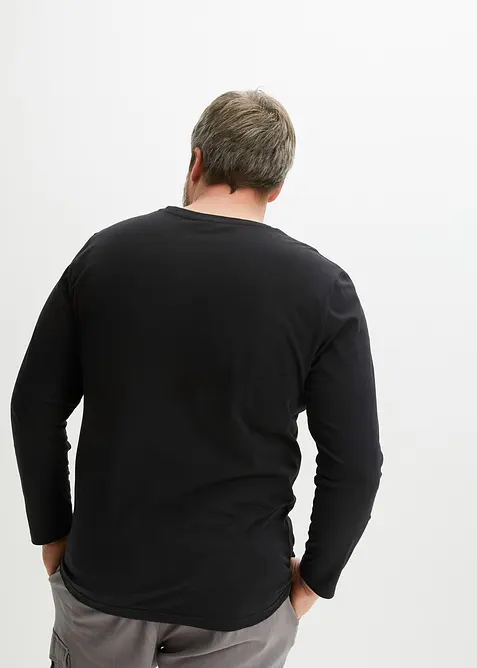 L&aring;ng&auml;rmad T-shirt i ekologisk bomull, bonprix