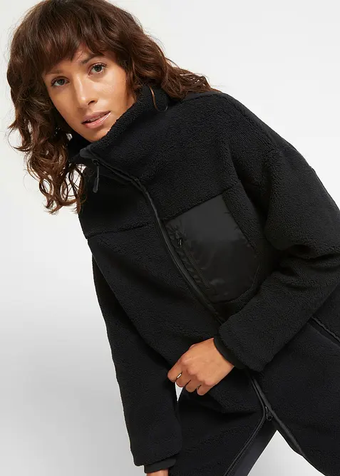 Jacka i teddyfleece, bonprix