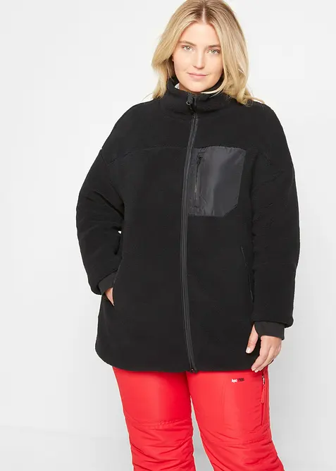 Jacka i teddyfleece, bonprix