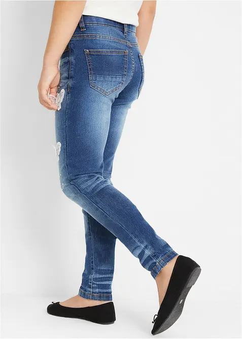Skinny Jeans Mid Waist för barn, bonprix