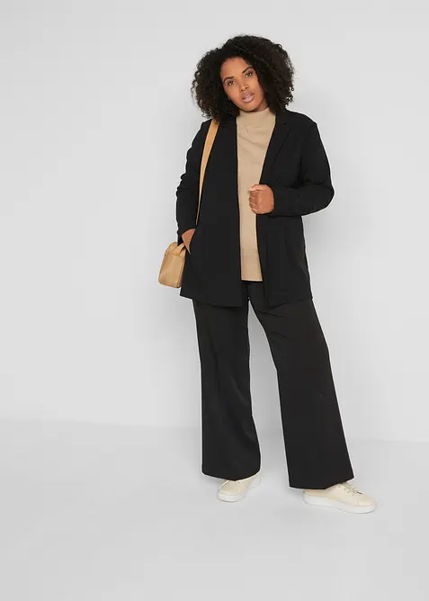 Bastr&ouml;ja med st&aring;krage och &aring;tervunnen bomull, bonprix