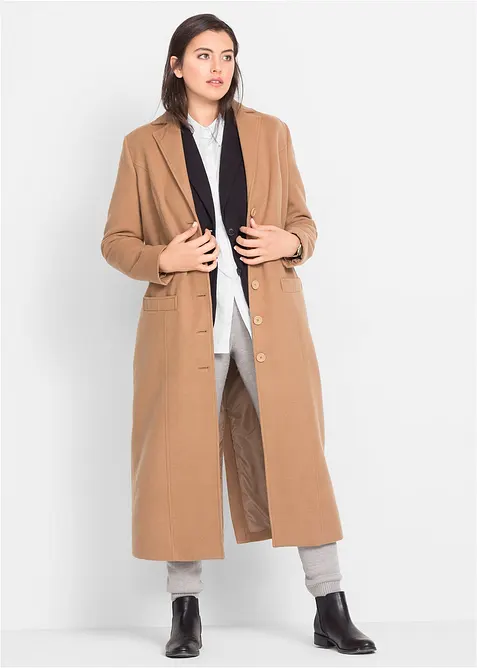 Stretchblus, långärmad, bonprix