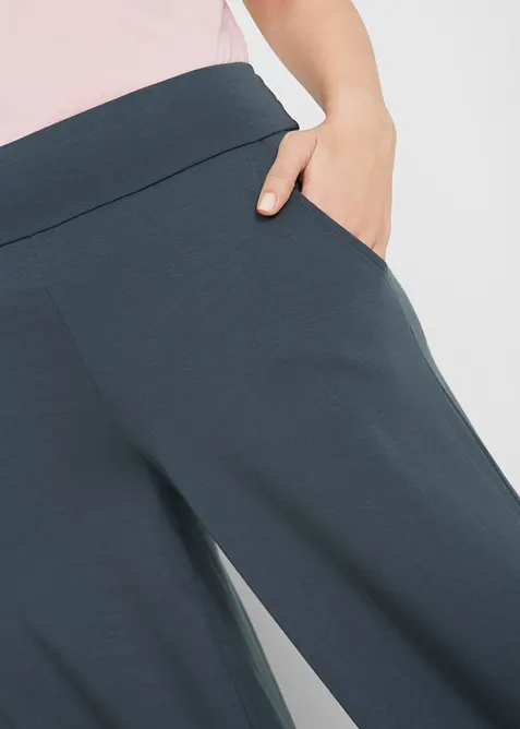 Loungeculotter med vida ben, bonprix