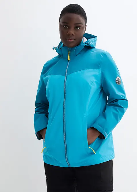 Vattent&auml;t funktionsjacka med huva, bonprix