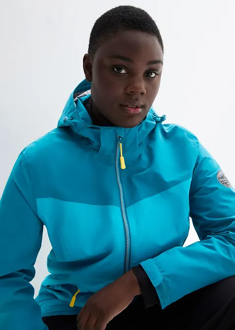 Vattent&auml;t funktionsjacka med huva, bonprix