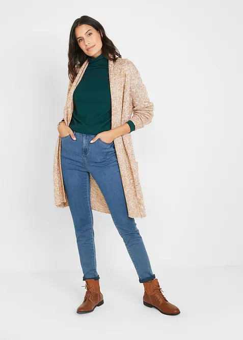 Långärmad topp (2-pack), bonprix