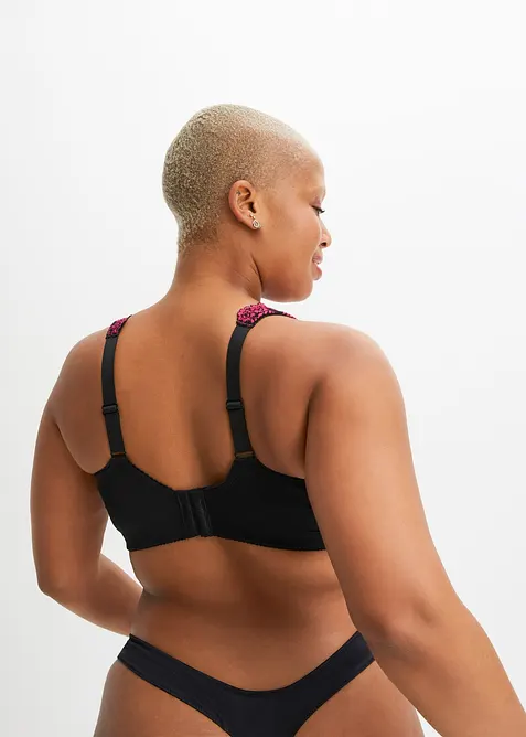 Avlastande BH utan bygel, med vadderade axelband, bonprix