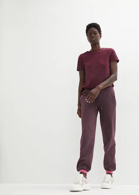 Svettisbyxa i bomullsmix (2-pack), bonprix