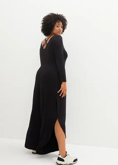 Sportjumpsuit av viskos med mjukt fall, bonprix