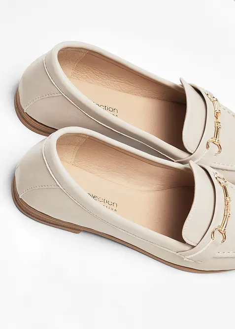 Loafers med sp&auml;nne, bonprix