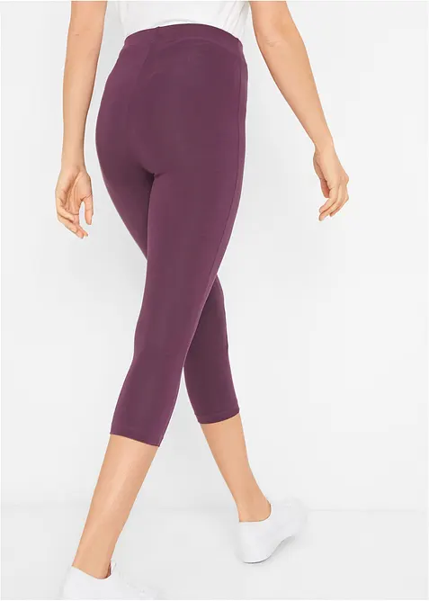 Caprileggings med bekv&auml;m midja, bonprix