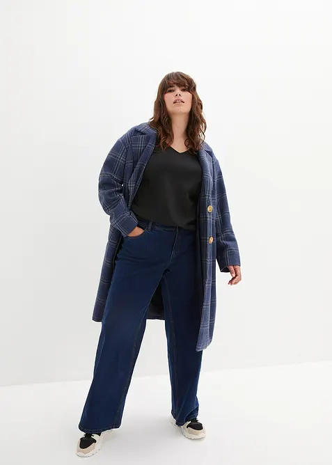 Figurn&auml;ra l&aring;ng&auml;rmad topp (2-pack), bonprix