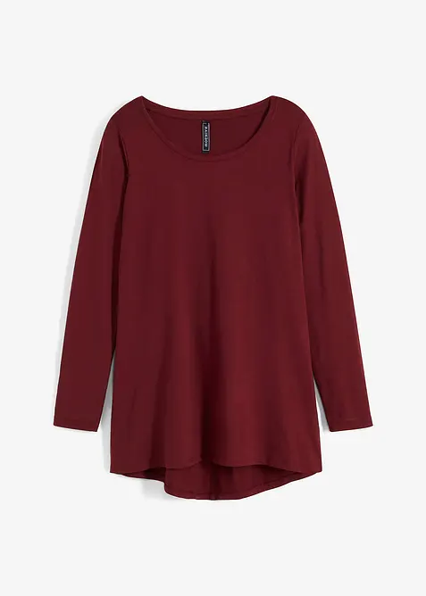 Långärmad lång topp, bonprix