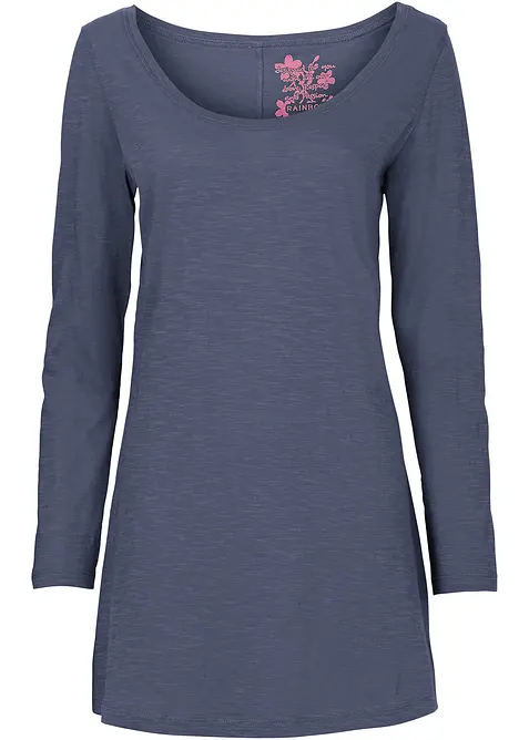 Långärmad topp av ren bomull, bonprix