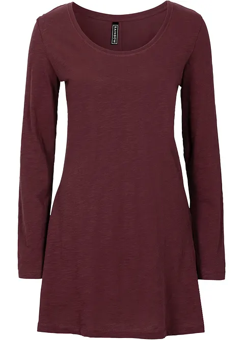 Långärmad lång topp, bonprix