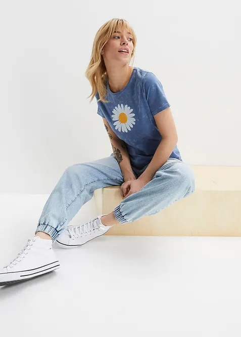 T-shirt i ren ekologisk bomull, bonprix