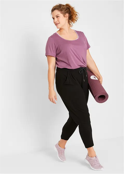 Sportbyxa i hållbar viskos, 7/8-längd, bonprix