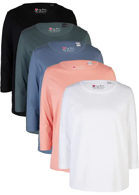 Lång topp (5-pack), bonprix