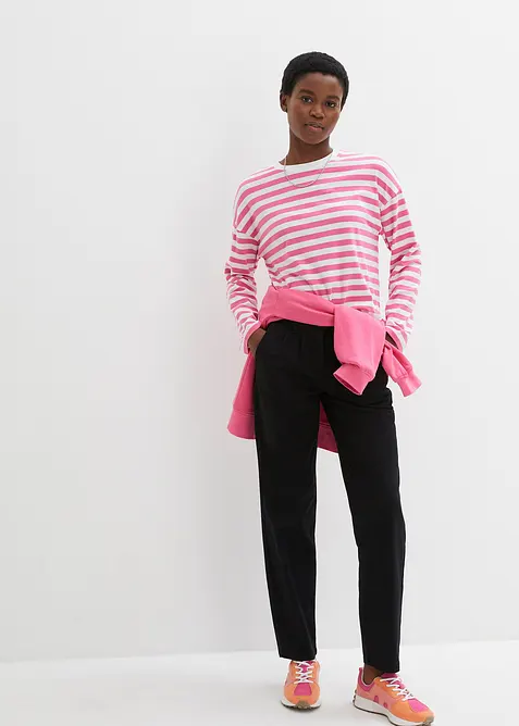 Oversizesweatshirt i bomull, bonprix