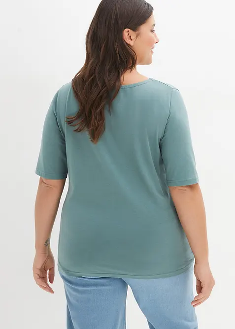 Topp med b&aring;tringning, bonprix