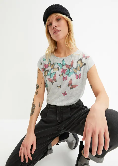 Topp i mjuk viskosmix, bonprix