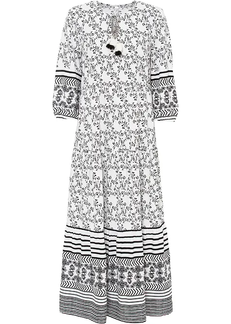 Maxiklänning i följsam viskos, bonprix