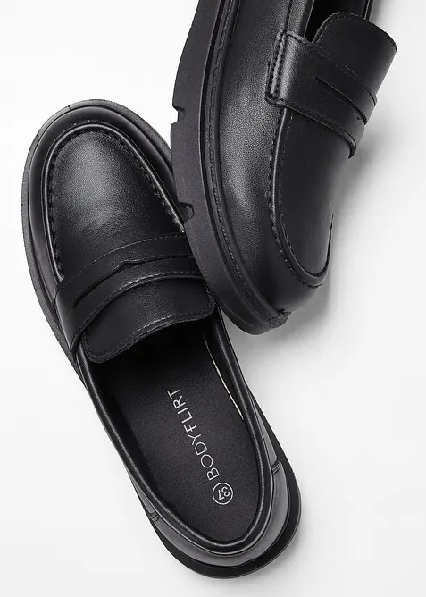Kraftiga loafers med lätt sula, bonprix