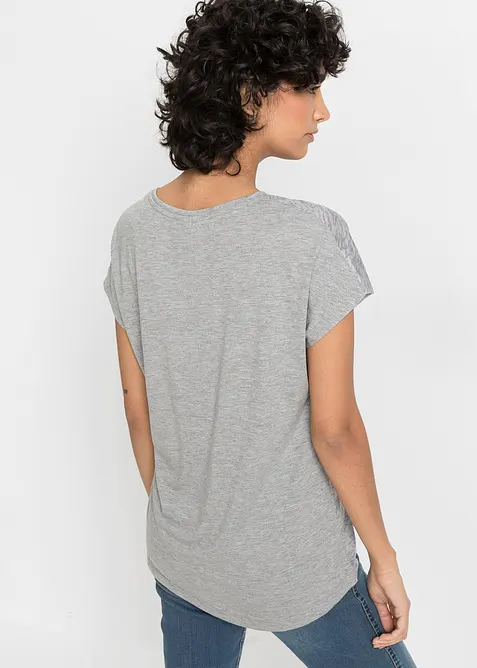 Topp med fj&auml;rilstryck, bonprix