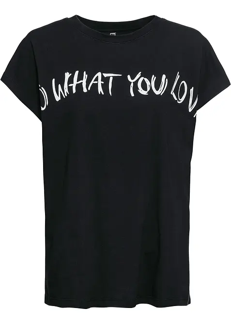 Oversizetopp av ren bomull, bonprix