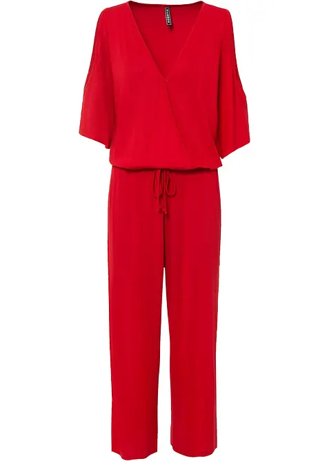 Jerseyjumpsuit i följsam viskos, bonprix