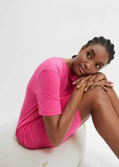 Nattlinne i oversizemodell i flammgarn, bonprix