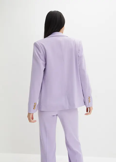 Avslappnad kavaj med &aring;tervunnen polyester, bonprix