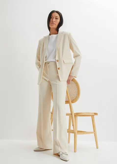 Avslappnad kostymbyxa, bonprix