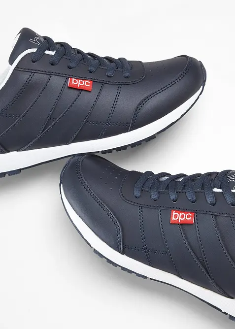 Sneakers i skinn, bonprix