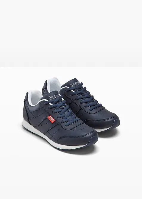 Sneakers i skinn, bonprix