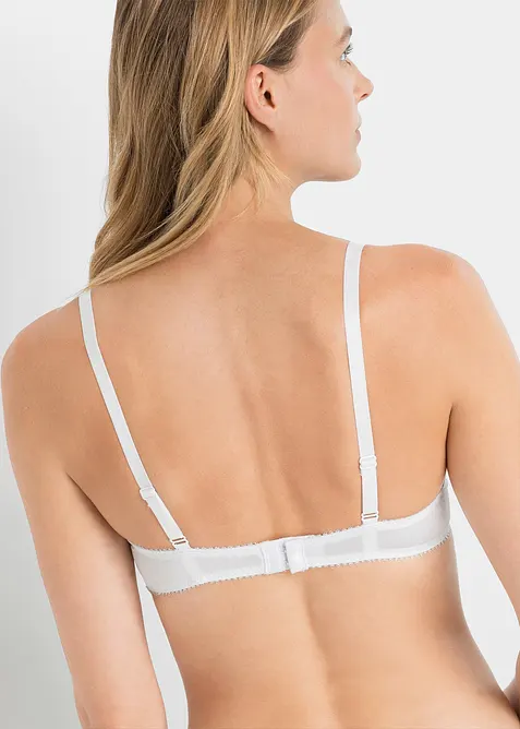 Push up-BH med tunn spets (3-pack), bonprix