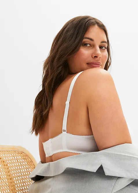 Push up-BH med tunn spets (3-pack), bonprix