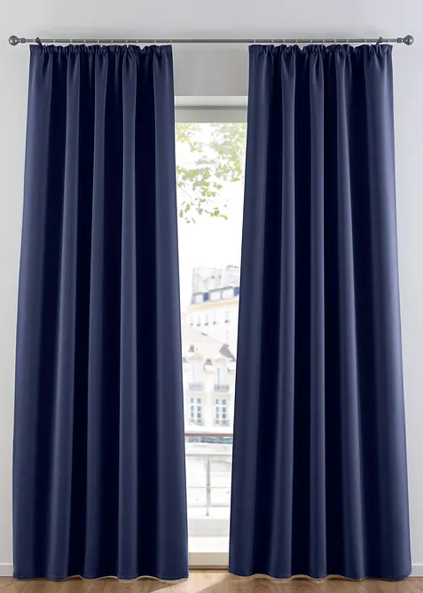 Mörkläggande gardinlängd, flera storlekar (1-pack), bonprix