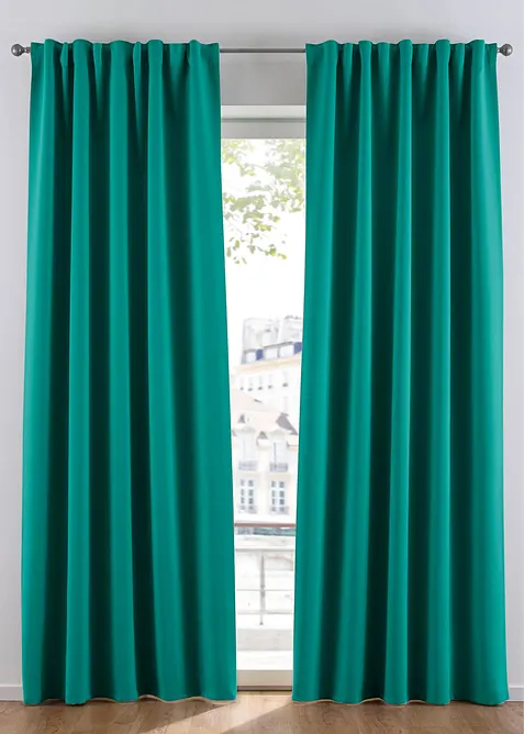 Mörkläggande gardinlängd, flera storlekar (1-pack), bonprix