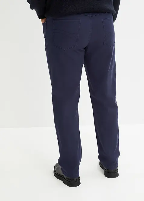 Stretchbyxa, klassisk passform, raka ben, bonprix