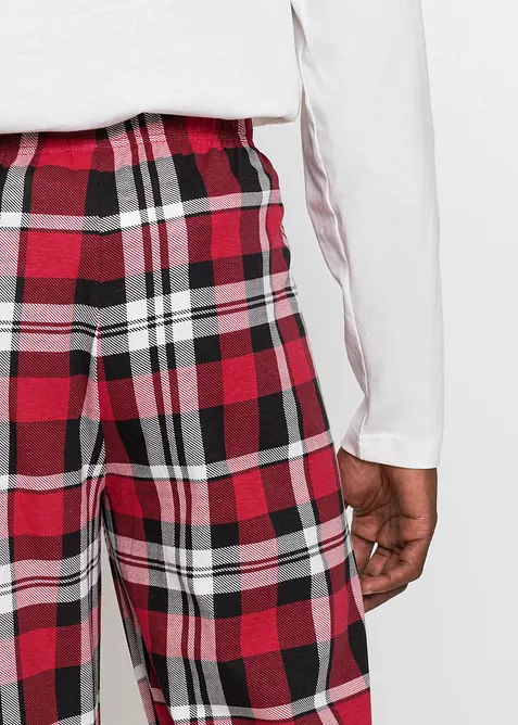Långärmad pyjamas i ekologisk bomull, bonprix