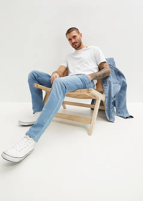 Slim Fit Stretch Jeans, Straight, bonprix