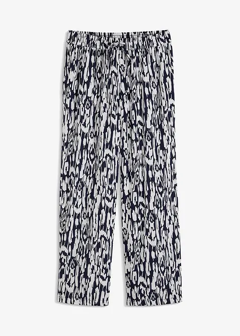 Dra på-byxa av mjuk viskos, bonprix