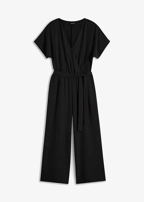 Jumpsuit med korta &auml;rmar, bonprix