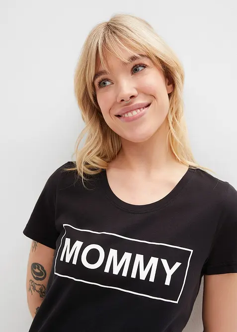 Kort pyjamas i bomull, bonprix