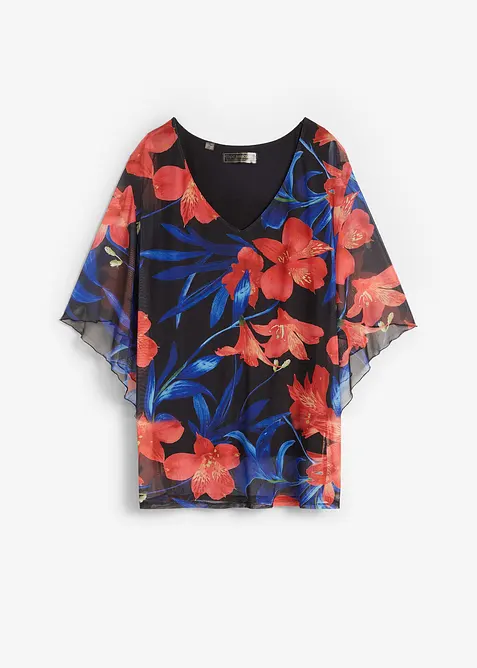 Tunika i mesh, bonprix