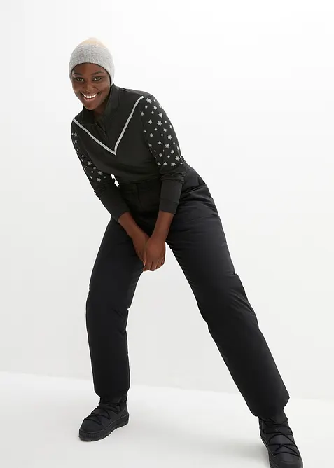 Vattentät termobyxa med fleecefoder och bekväm midja, bonprix