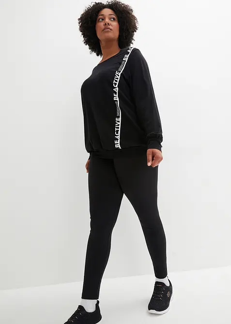 Avslappnad l&aring;ng&auml;rmad sporttr&ouml;ja, bonprix