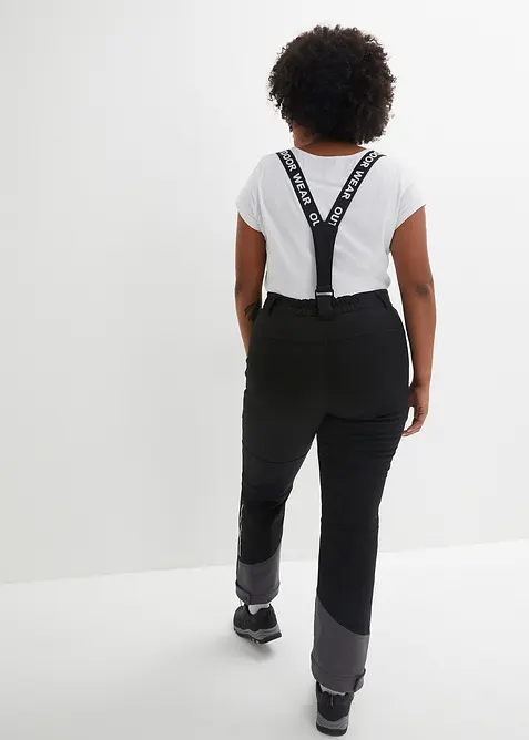 Vattenavvisande funktionsbyxa i softshell med stretchandel, bonprix