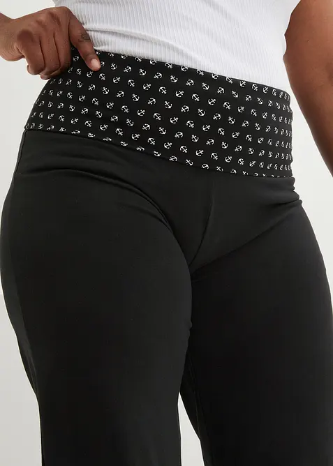 Trikåculotter med bekväm midja, bonprix